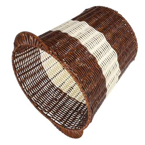 Ciieeo Woven Office Trash Bin mit Imitation Rattan Design Langlebiger Atmungsaktiver Abfalleimer für Frische Geruchsreduzierende Müllentsorgung in Arbeitsbereichen Ciieeo Woven Office Trash Bin mit Imitation Rattan Design Langlebiger Atmungsaktiver Abfalleimer für Frische Geruchsreduzierende Müllentsorgung in Arbeitsbereichen von Ciieeo