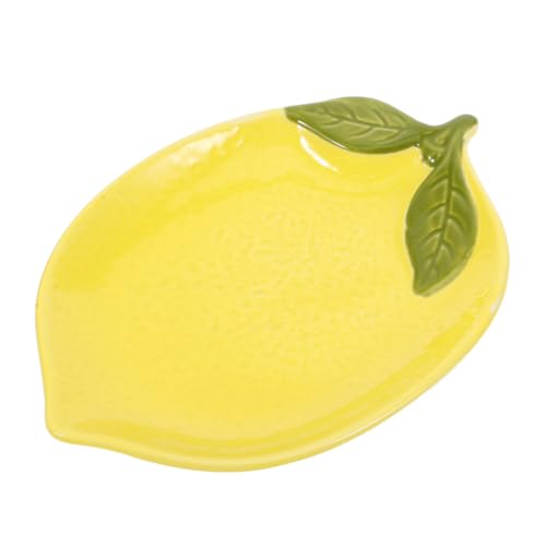 Ciieeo Zitrone Platte Schüssel Keramik Obst Dessert Snack Platte Elegante Zitrone-förmigen Servieren Gericht Küchengeschirr Ciieeo Zitrone Platte Schüssel Keramik Obst Dessert Snack Platte Elegante Zitrone-förmigen Servieren Gericht Küchengeschirr von Ciieeo