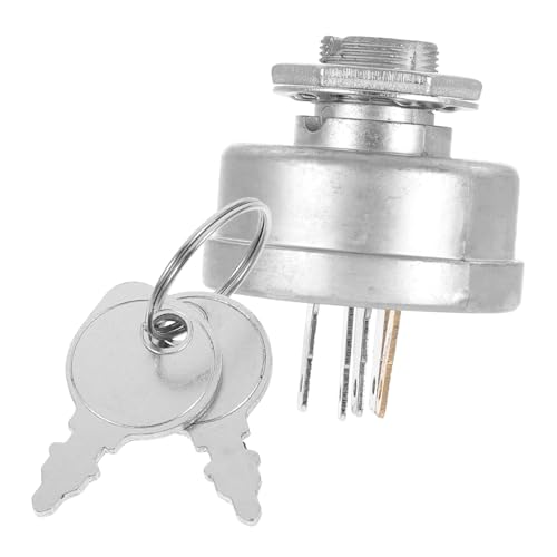 Ciieeo Zündschloss Rasentraktor Ersatz Schlüssel Passend für Kubota Landwirtschaftsgerät Schnell Einbau Starter Schalter Rasentraktor Ignition Switch von Ciieeo