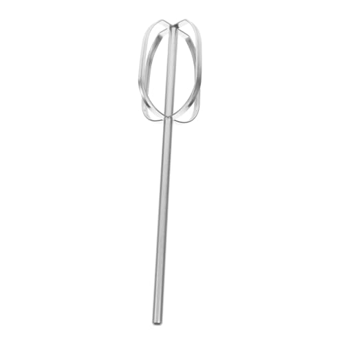 Ciieeo elektrischer Mixer Handrührgerät elektrisch faltbarer Schneebesen Shaker-Flasche Miso-Sieb Matcha-Schneebesen rosa Mixer Sauerteig-Rührstab Rostfreier Stahl Silber Wiederverwendbar von Ciieeo