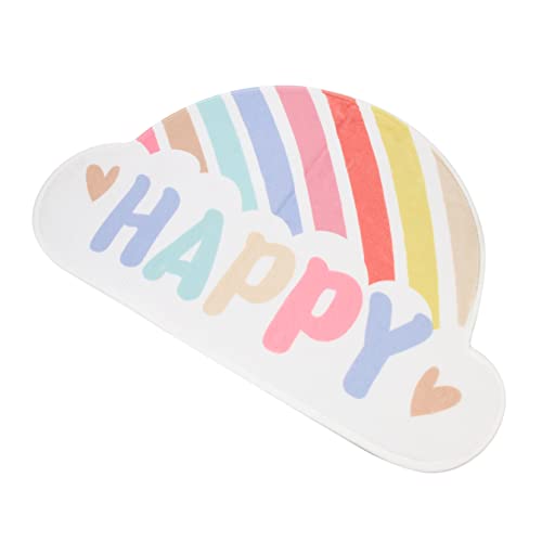 Ciieeo rutschfeste Badematte Rainbow Waschbare Saugfähige Fußmatte für Bad und Wohnbereich als Duschvorleger und Türmatte mit Antirutsch Unterseite für Maximalen Halt von Ciieeo