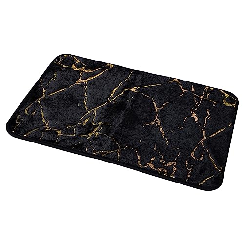 Ciieeo rutschfeste Wasserabsorbierende Badematte mit Marmor Design Dicke Badvorleger für Badezimmer Wohnzimmer und Schlafzimmer Modernes Waschbares Fußmatten von Ciieeo