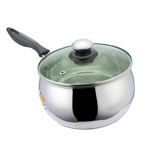 kleiner Milchtopf aus Edelstahl non stick pan antihaft topf kitchen gadget edelstahlpfanne Mini Nahrungsergänzungsmittel Topf Kochtopf Kochutensilien Baby Suppentopf Bakelit von Ciieeo