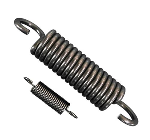 2 Stück Doppelhaken Spannfedern 1.2 x 8 x 40mm, Drahtdurchmesser 1.2mm, OD 8mm, Freie Länge 40mm, Federstahl 2 Stück Doppelhaken Spannfedern 1.2 x 8 x 40mm, Drahtdurchmesser 1.2mm, OD 8mm, Freie Länge 40mm, Federstahl von Cijinon
