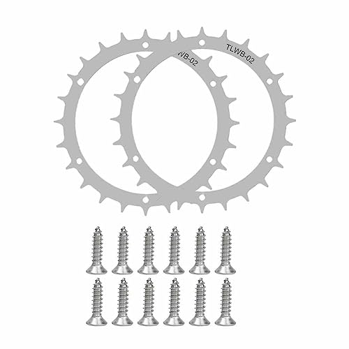 1 Set Edelstahl-Spikes Mähroboter Traktionsrad Gleitnägel für Gardena Rasenmäher Teile Indego City Sileno von Cikiki