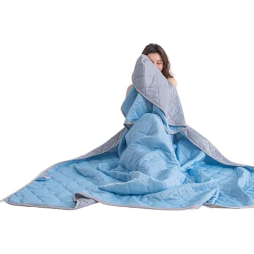 Cikiki Kühldecke Sommerdecke, 2025 Neu Kühldecke Selbstkühlende Decke, Leichte Dünne Sommerdecke Doppelseitige, Absorbiert Körperwärme, Kühlende Decke für Bett Sofa von Cikiki