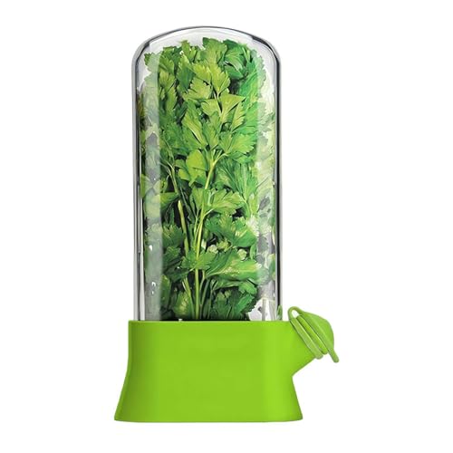 Herb Keeper Frischhaltebecher - Luftdichter Kräuterbehälter für frische Petersilie, Koriander, Rosmarin und mehr - hält Kräuter bis zu 2 Wochen frisch von Cikiki