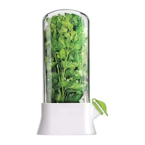 Herb Keeper Frischhaltebecher - Luftdichter Kräuterbehälter für frische Petersilie, Koriander, Rosmarin und mehr - hält Kräuter bis zu 2 Wochen frisch von Cikiki