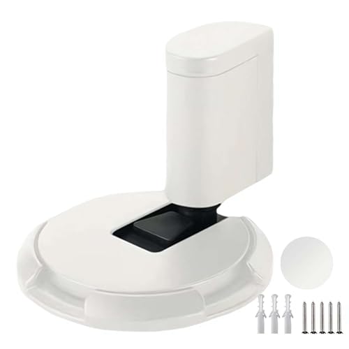 Kein magnetischer mechanischer Bodentürstopper, verstellbarer Türhalter, für Türspalten bis zu 1,9 cm Höhe, nagelfrei oder Schrauben von Cikiki
