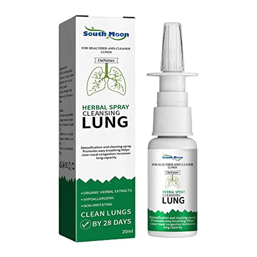 Kräuterspray Lunge Entgiftung Kräuter Reinigungsspray Rauchen zur Beseitigung von Rhinitis Verstopfung Nasenallergisches Spray von Cikiki