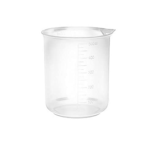 Cikiki Messbecher, 1000 ml, transparenter PP-Kunststoff, Messbecher für Labor und Küche von Cikiki
