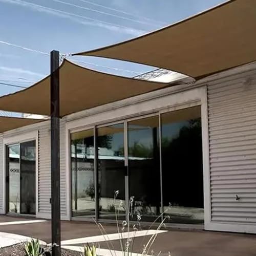 Sonnenschutz für den Außenbereich, Pergola, Terrasse und Garten, mit UV-Schutz, hitzebeständiges HDPE-Material, verstärkte Ösen von Cikiki