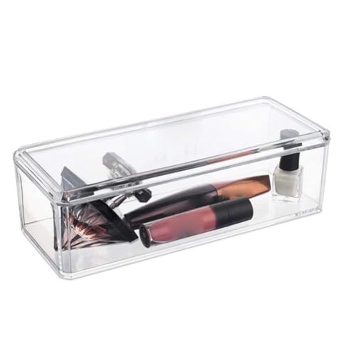 Transparente Acryl-Box mit Deckel, quadratischer Acryl-Kunststoffbehälter, Aufbewahrungsbox für Süßigkeiten, Pillen und kleinen Schmuck von Cikiki