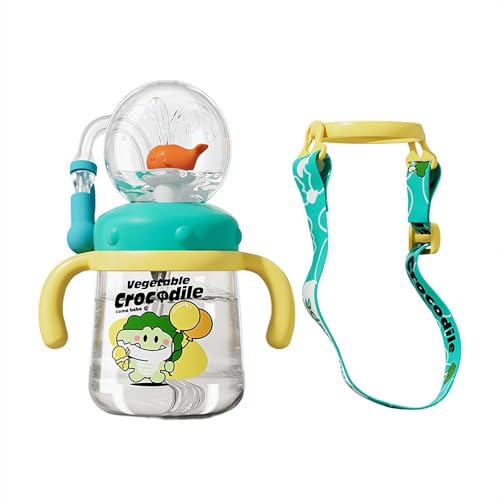 Wal-Brunnenbecher, 300 ml, mit Walspritzer, tragbare, auslaufsichere Trinkhalm-Trinkflasche für Kinder, perfekt für Zuhause, Schule oder Reisen Wal-Brunnenbecher, 300 ml, mit Walspritzer, tragbare, auslaufsichere Trinkhalm-Trinkflasche für Kinder, perfekt für Zuhause, Schule oder Reisen von Cikiki