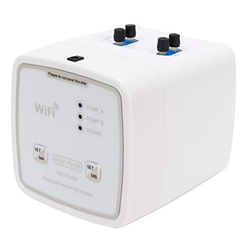 Bewässerungs Timer wifi-bewässerungs timer Bewässerungs Timer 100-240 V WiFi Intelligente Gartenbewässerungs Timer Doppelpumpe, unabhängig mit Aus Speicher Funktion Arbeiten(WiFi Doppelpumpe Becken-2) von Cikonielf