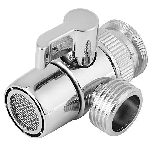 Cikonielf Duschadapter,Home Badezimmer Handbrause Sprayer Haarwaschset Wasserhahn Konverter Adapter Set Zubehör Zwei Arten von Wasserauslassmodus(Wasserhahn Konverter) von Cikonielf