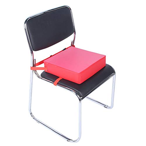 Cikonielf Kinder Sitzkissen Sitzerhöhung Baby Tragbar Sitzkissen Kindersitzkissen Tragbare Sitzerhöhung Kinder Seat Pad mit Riemen(rot) von Cikonielf