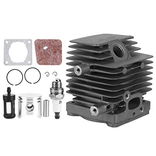 Cikonielf Kolbensatz Kolbensatz Professionelle Repalcement Passend für HS75 FS75 FS80 FS85 34MM Rasenmäher Ersatzteile von Cikonielf