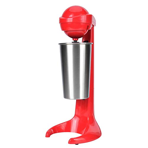Doppelkopf-Milchshake machen und trinken Mixer Elektrische Milchshake-Maschine Kaffeemilch-Mixer für Home Bar(EU Plug 220V) von Cikonielf