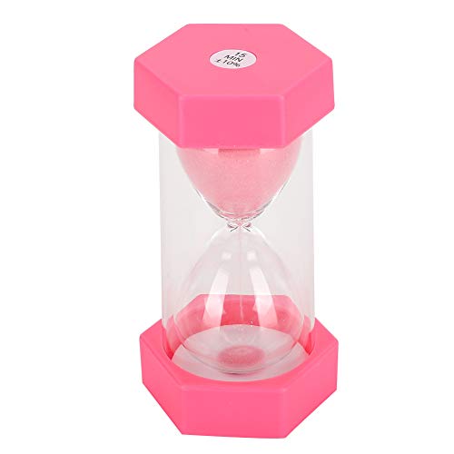 Sand Timer 15 Minuten Sechseckige Sanduhr Sandglas Timer für Klassenzimmer Spiel Home Office Dekoration Geburtstagsgeschenk Pink von Cikonielf