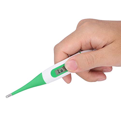 Cikonielf Tierthermometer Veterinärelektronisches Thermometer Wasserdichtes digitales Ehermometer Haustierthermometer Digitales Vieh Schafpferde Nutztierthermometer für Hunde Pferde Katzen von Cikonielf