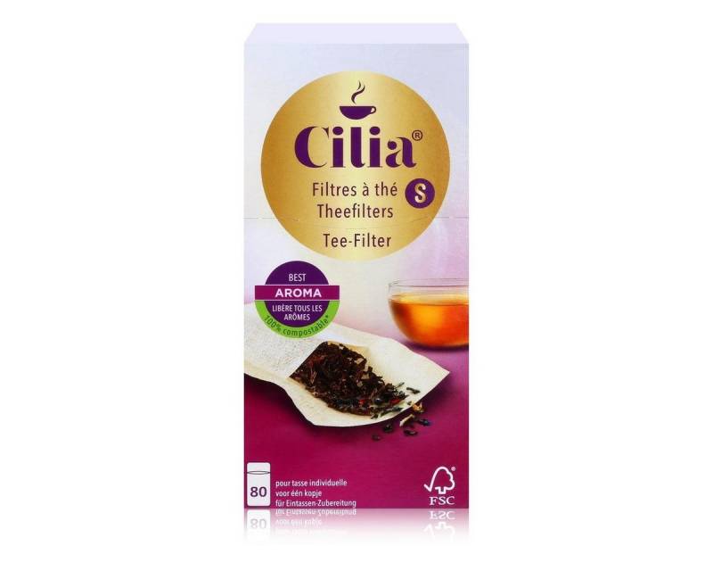 Cilia Teesieb CILIA Teefilter 80 Stk. Grösse S ohne Halter verwendbar von Cilia