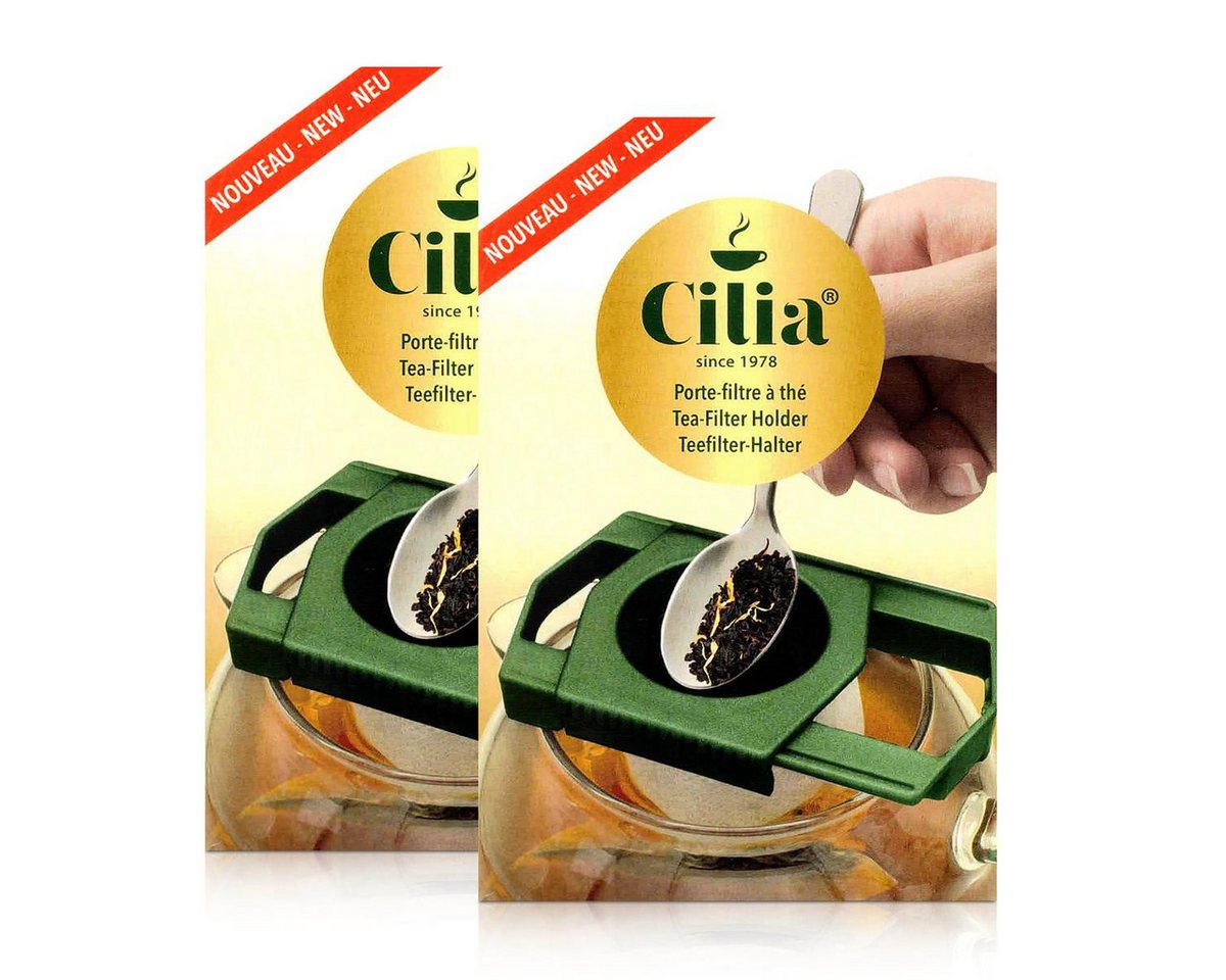 Cilia Teesieb CILIA Teefilter-Halter für Teefilter der Größe M (2er Pack) von Cilia