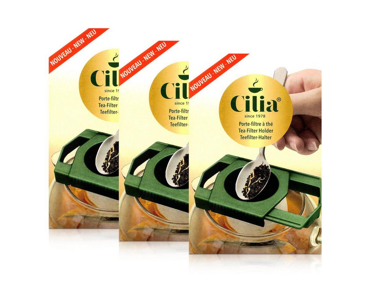 Cilia Teesieb CILIA Teefilter-Halter für Teefilter der Größe M (3er Pack) von Cilia