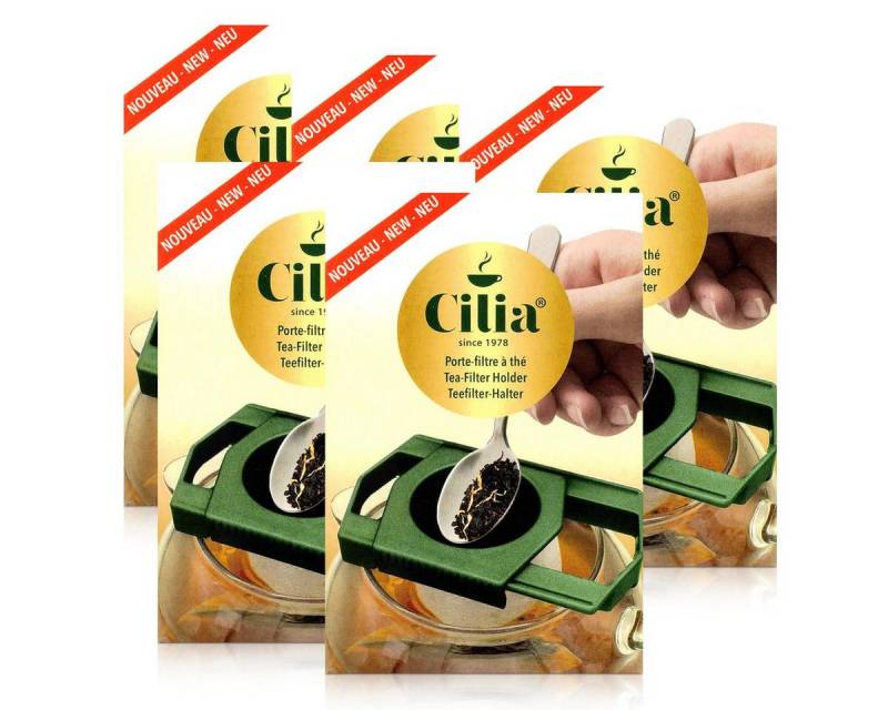 Cilia Teesieb CILIA Teefilter-Halter für Teefilter der Größe M (5er Pack) von Cilia