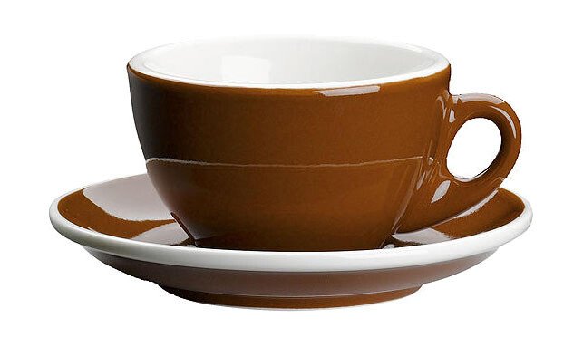 Cappuccinotasse Roma marone         m. Untere von Cilio