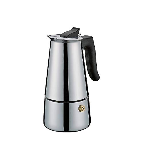 Cilio,341317,Espressokocher AA8Adriana, 4Tassen, Edelstahl, Induktiongeeignet, Grau Cilio,341317,Espressokocher AA8Adriana, 4Tassen, Edelstahl, Induktiongeeignet, Grau von Cilio
