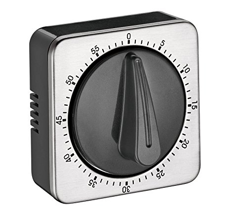 Cilio 0000294538 Timer Cube satiniert, Edelstahl, silber, 7 x 7 x 5 cm Cilio 0000294538 Timer Cube satiniert, Edelstahl, silber, 7 x 7 x 5 cm von Cilio