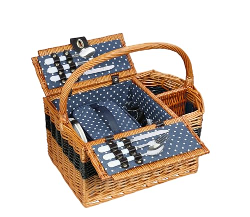 Cilio 156621 Picknick-Korb "Cernobbio" - Vollweide - Kunstleder - bestückt 44 x 30 x 22 cm Braun M Cilio 156621 Picknick-Korb "Cernobbio" - Vollweide - Kunstleder - bestückt 44 x 30 x 22 cm Braun M von Cilio