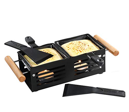 Cilio 174007 Formaggio Käse-Party Raclette, Holz, Schwarz von Cilio