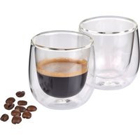 Cilio 2er Set Espressoglas 80ml VERONA, Glas von Cilio