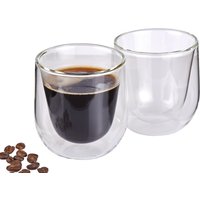 Cilio 2er Set Kaffeeglas 250ml VERONA, Glas von Cilio