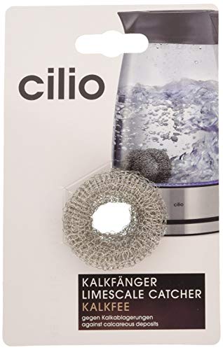 Cilio Caffenu Kalkfänger, Edelstahl/Glas, Grau, One Size von Cilio
