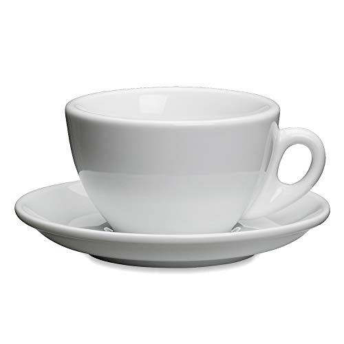 Cilio Cappuccinotasse, Porzellan, Weiß, 1 Stück (1er Pack) 215014 von Cilio