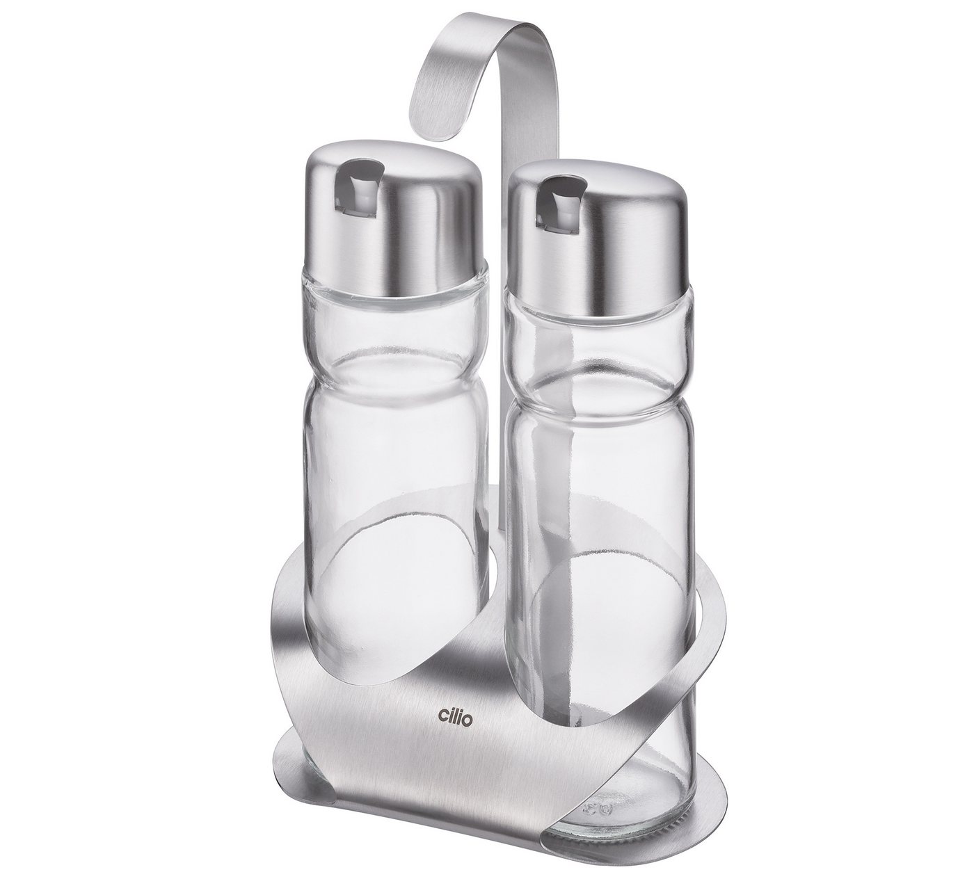 Cilio Menage-Set Essig & Öl Dosierer Spender Essigspender Ölspender Set 2tlg cilio von Cilio