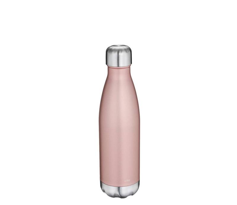 Cilio Flachmann Cilio Isolierflasche Elegant Edelstahl 750 ml kohlensäuregeeignet, Geeignet für kohlensäurehaltigen Getränke von Cilio