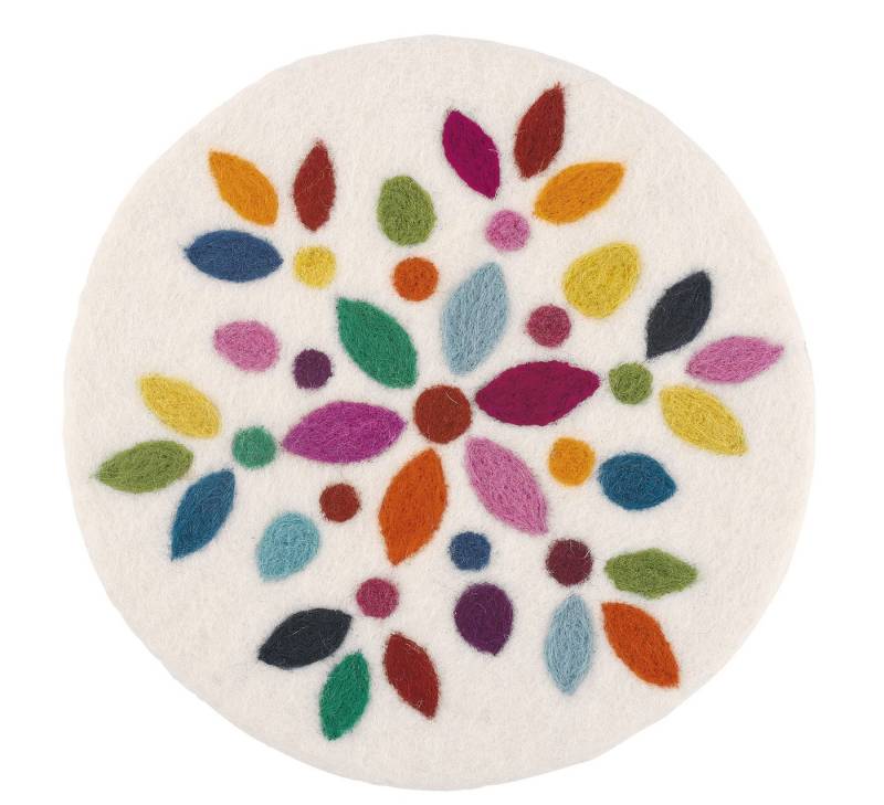 Cilio Getränkeuntersetzer Untersetzer Topfuntersetzer Schafwolle Filz rund Cilio LANA FIORE Cilio Getränkeuntersetzer Untersetzer Topfuntersetzer Schafwolle Filz rund Cilio LANA FIORE von Cilio