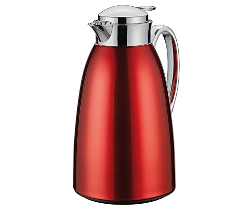 Cilio Isolierkanne Venezia rot, Edelstahl, 1 Liter von Cilio