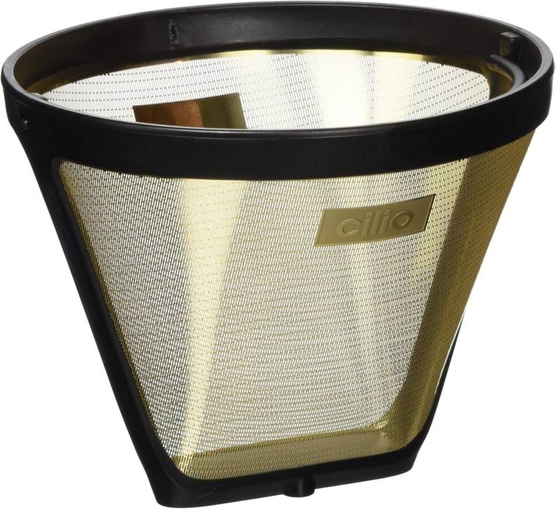 Küchenprofi Korbfilter cilio Gold Kaffeefilter Größe 2, Kunststoff von Küchenprofi