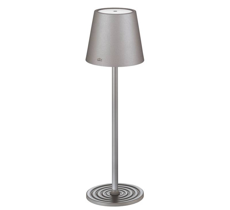 Cilio LED Tischleuchte LED Tischlampe Tischleuchte USB Lampe Akku Innen & Außen cilio SOLE, LED fest integriert von Cilio
