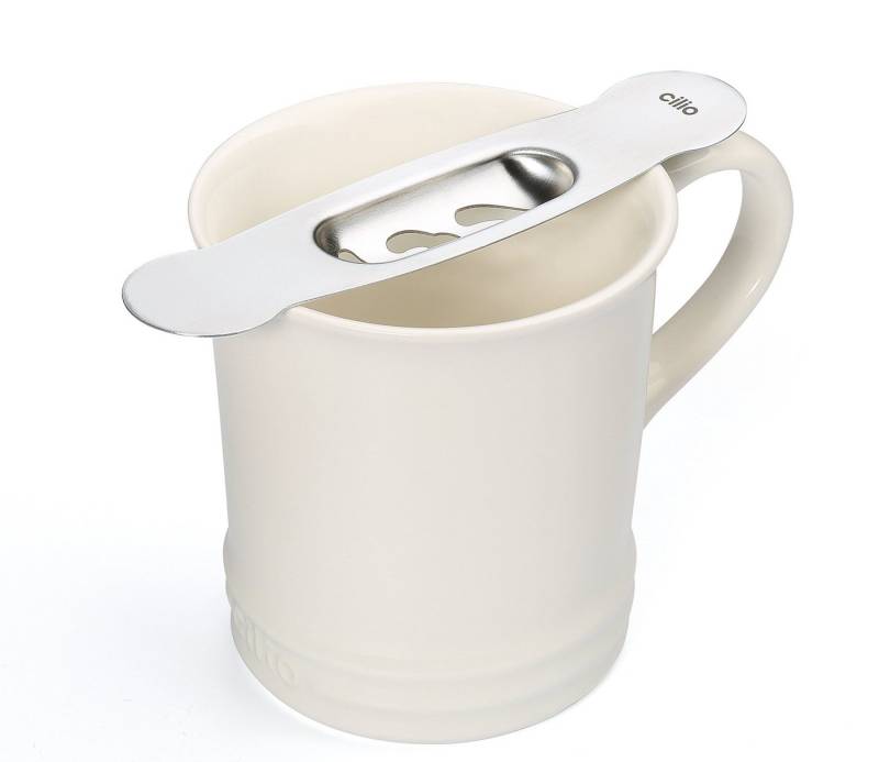 Cilio Bowle-Set CILIO Mini Feuerzangenbowle Feuerzangentasse Set FUOCO 295641 (Set bestehend aus Tasse und Zuckeraufleger) von Cilio