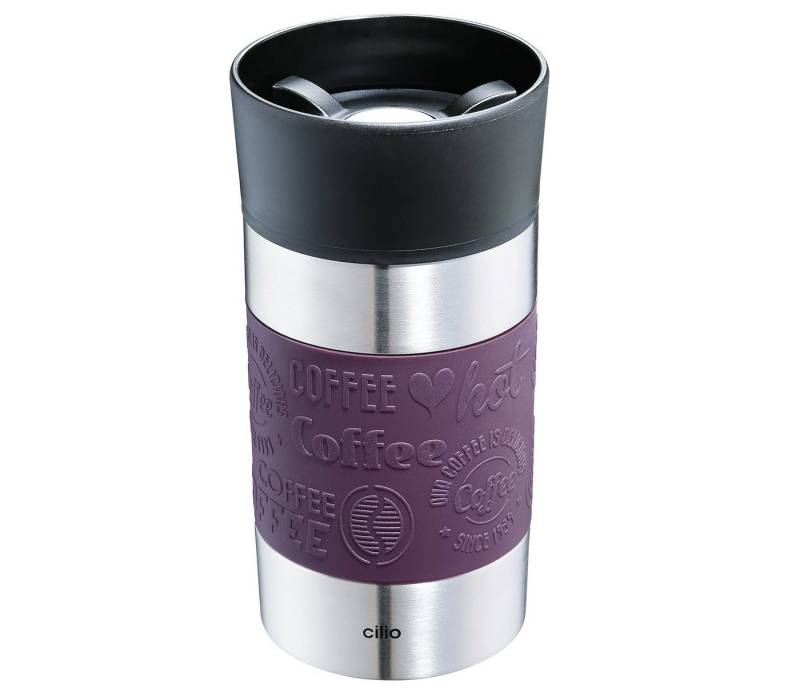 Cilio Thermobecher Thermobecher Isolierbecher Travel Mug coffee to go Becher cilio, Material: Edelstahl, Kunststoff Cilio Thermobecher Thermobecher Isolierbecher Travel Mug coffee to go Becher cilio, Material: Edelstahl, Kunststoff von Cilio