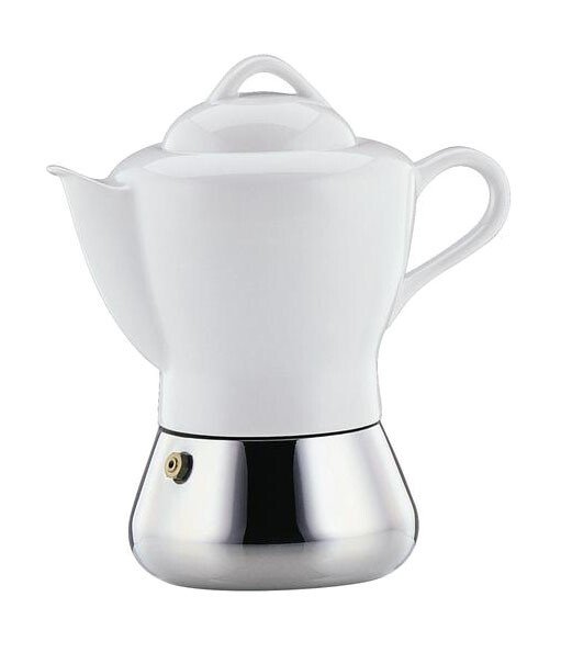 Espressokocher Nicole 4 Tassen weiß von Cilio