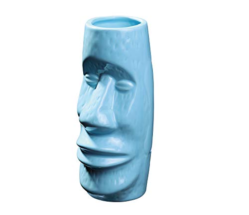 cilio 200331 Tikibecker Moai, blau, Keramik von Cilio