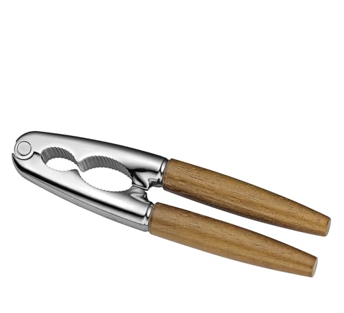 cilio Nussknacker NOCI | Metall verchromt, Griffe aus Holz | Knacker für Haselnüsse, Walnüsse und mehr | Geriffelte Innenfläche für sicheren Halt | Haselnussknacker cilio Nussknacker NOCI | Metall verchromt, Griffe aus Holz | Knacker für Haselnüsse, Walnüsse und mehr | Geriffelte Innenfläche für sicheren Halt | Haselnussknacker von Cilio