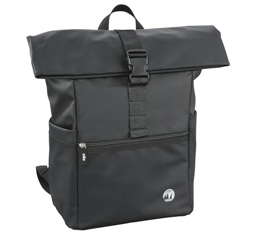cilio Rucksack CAPRI | 19 L | schwarz | robuster & wasserabweisender Polyester | gepolstertes Fach für Laptop & vielseitige Taschen | verstellbare Schultergurte | Uni, Schule, Arbeit und Freizeit cilio Rucksack CAPRI | 19 L | schwarz | robuster & wasserabweisender Polyester | gepolstertes Fach für Laptop & vielseitige Taschen | verstellbare Schultergurte | Uni, Schule, Arbeit und Freizeit von Cilio